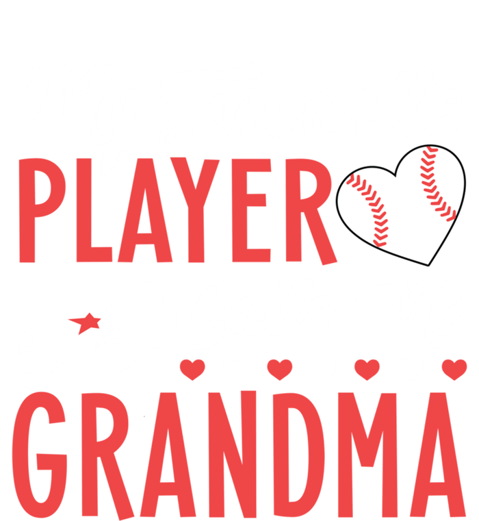 My Favorite Baseball Player Calls Me Grandma Baseball Gift Short Acrylic Beanie