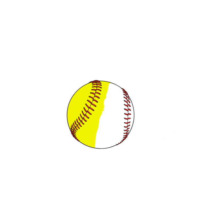 Nana Of Both Baseball Softball Nana Of Ballers Meaningful Gift Toddler Hoodie