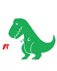 Now IM Unstoppable Funny Trex Dinosaur Meaningful Gift Women's V-Neck T-Shirt