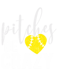 Pitches Be Crazy Softball Pitcher Fast Slow Pitch Funny Gift Kids Sweatshirt