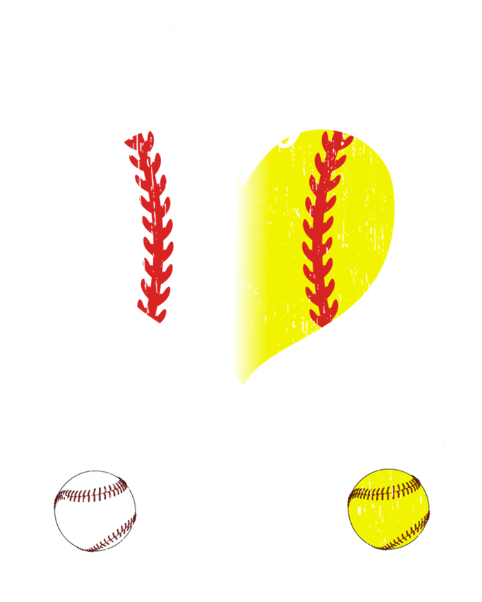 Rocking The Ball Nana Life Softball Baseball Nana Grandma Gift Coaster