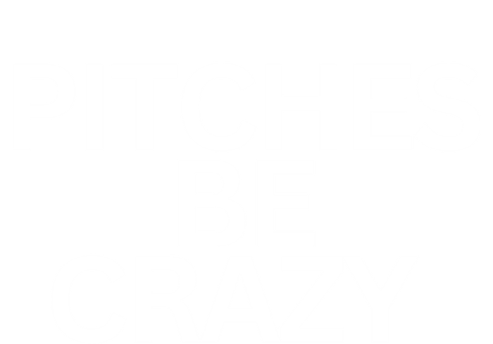 Softball Player Pitches Be Crazy Baseball Fun Baseball Gift Full Zip Hoodie