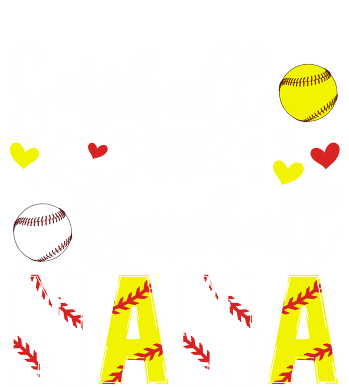 Softball Baseball Nana Grandma Baseball Softball Nana Gift T-Shirt