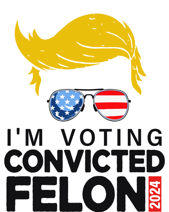 Voting Convicted Felon 2024 Graphic Knit Cap Winter Beanie