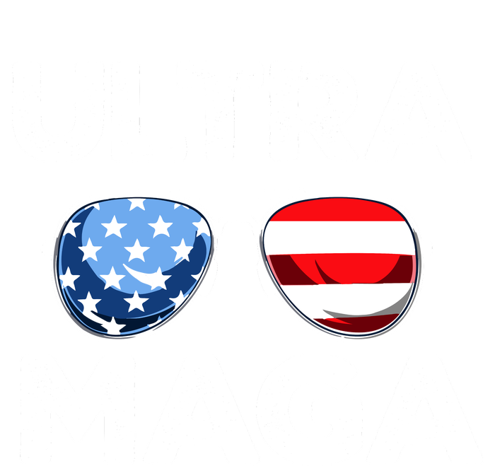 Ultra Maga Sunglasses Graphic Tie-Dye T-Shirt