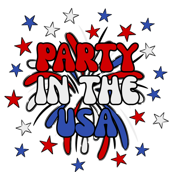 Party In The Usa Festive 4th Of July Celebration Women's Fleece Hoodie