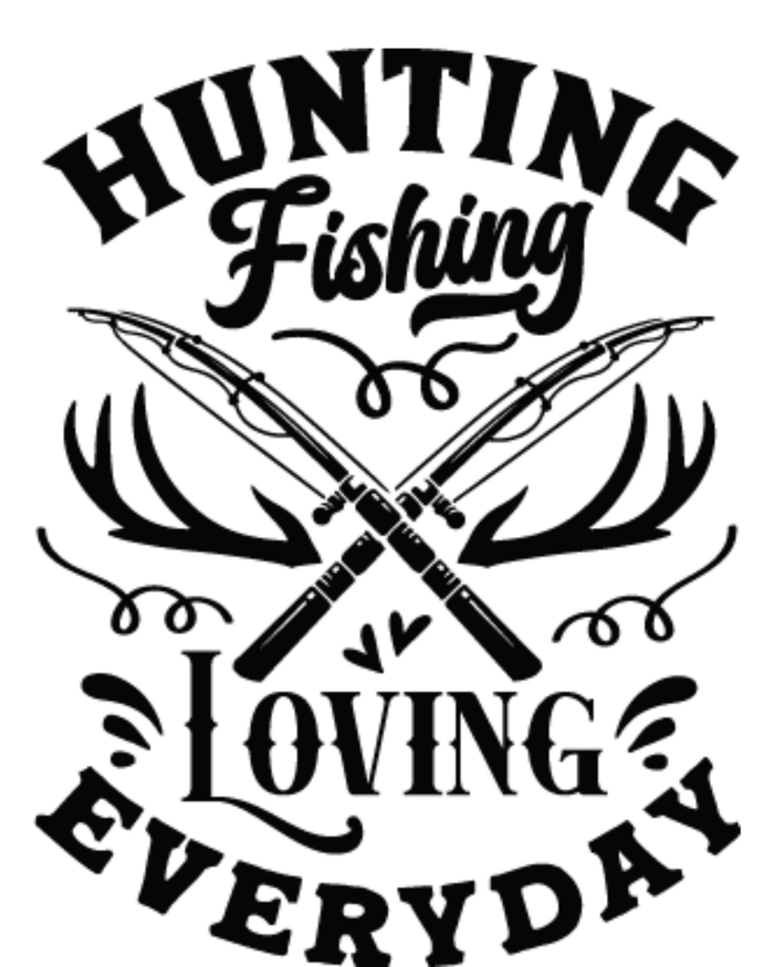 Hunting Fishing Loving Everyday Garment-Dyed Heavyweight T-Shirt