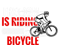 Freedom Is Riding A Bicycle Tote Bag