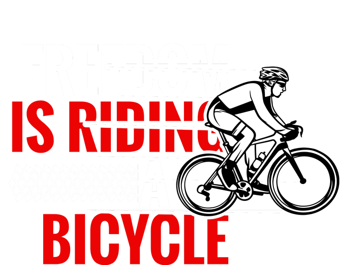 Freedom Is Riding A Bicycle Tote Bag