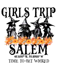 Halloween Funny Girl Trip Salem Time To Get Witch Gift Toddler Zip Fleece Hoodie