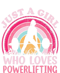 Powerlifting Vintage Just A Girl Who Loves Powerlifting T-Shirt