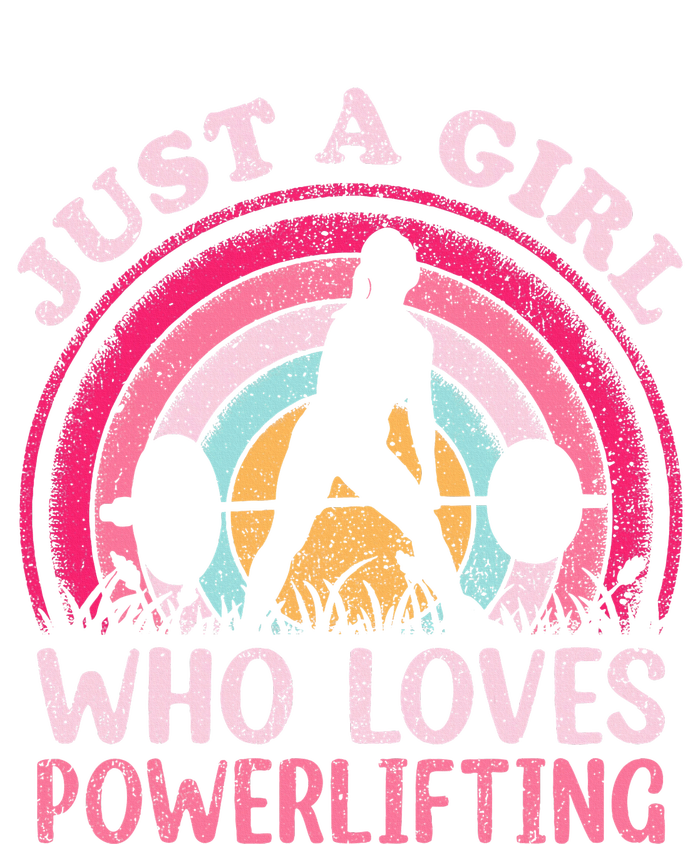 Powerlifting Vintage Just A Girl Who Loves Powerlifting T-Shirt