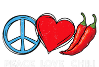 Peace Love Chili Peppers Red Hot Spicy Pepper Eat Mexican T-Shirt