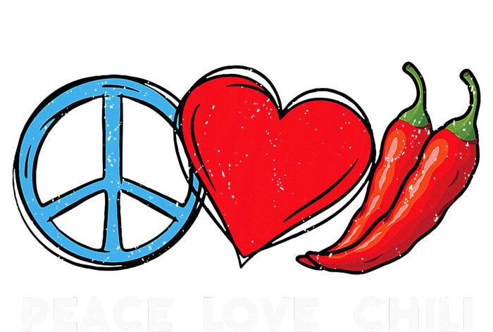 Peace Love Chili Peppers Red Hot Spicy Pepper Eat Mexican T-Shirt