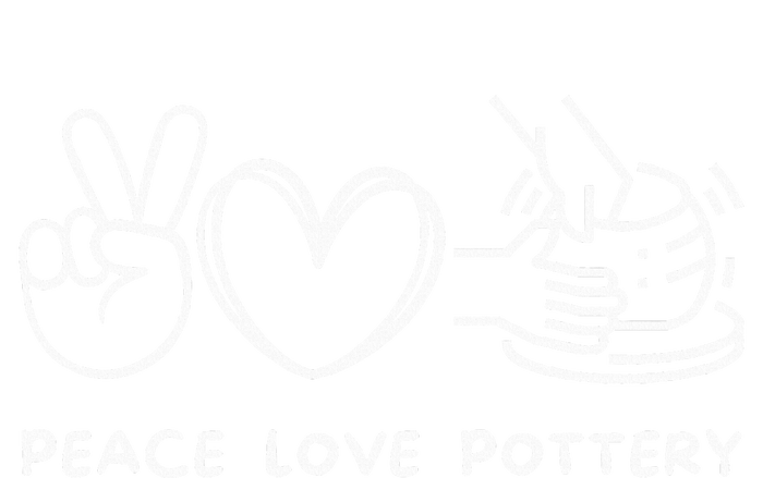 Peace Love Pottery Pottery Lover Ceramics Artist Tie Dye Hoodie