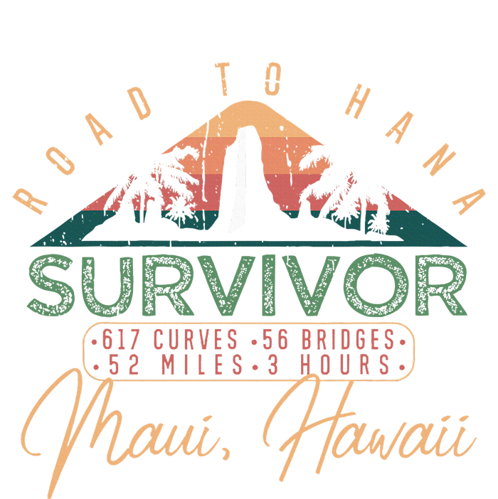 Road To Hana Survivor Curvy Palm Maui Hawaii Lover Daily Commute Backpack