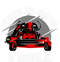 This Is How I Roll Zero Turn Riding Lawn Mower Image Women's V-Neck T-Shirt