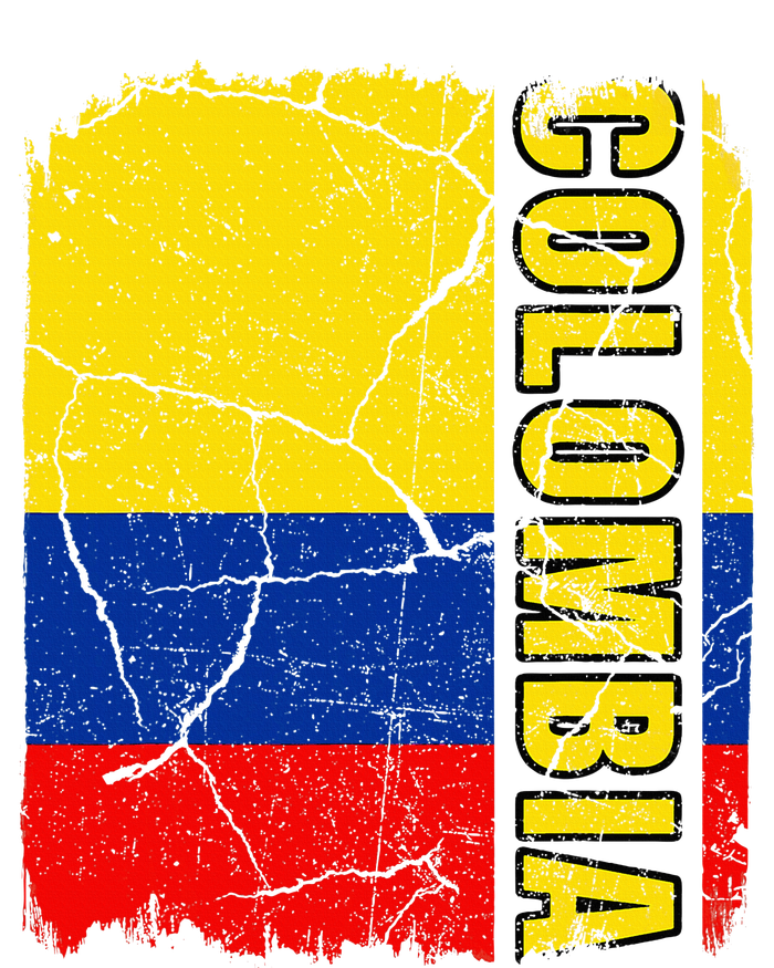 Vintage Colombian Flag Colombia Pride Roots Heritage T-Shirt