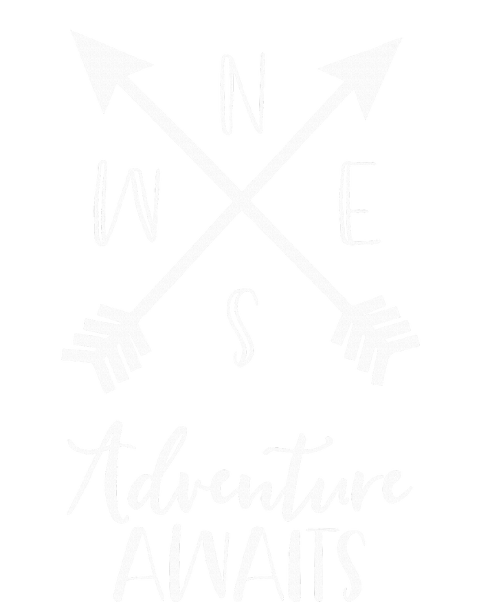 Adventure Awaits Boho Hiking Travel Arrows Compass T-Shirt