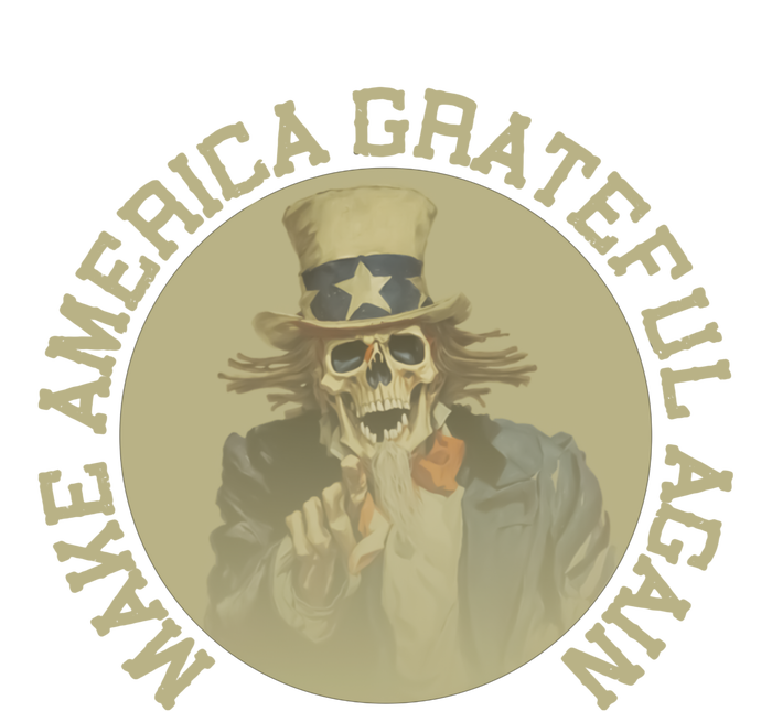 Make America Grateful Again Retro Uncle Sam Funny Coaster