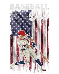 Vintage Usa Flag Baseball Player Proud Baseball Dad Gift T-Shirt