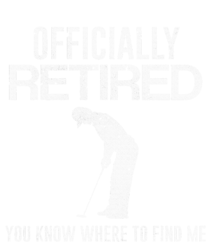 Officially Retired Gift Golf Dad Golfing Retirement Golfer T-Shirt