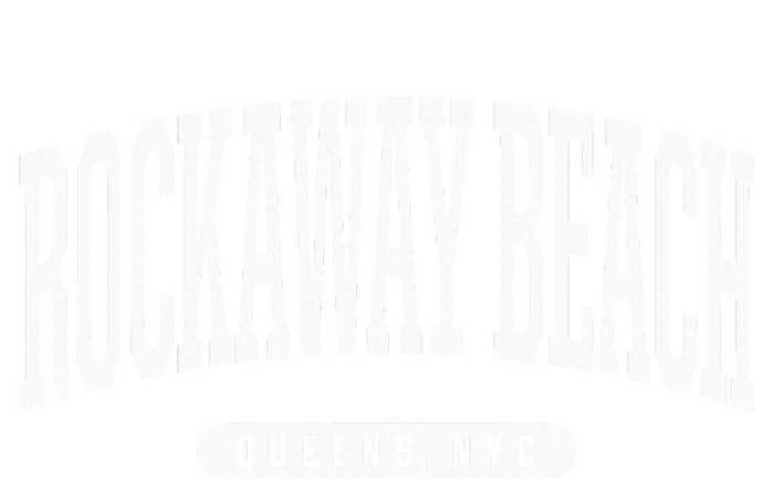 Nyc Borough Rockaway Beach Queens New York City Women's Crop Top Tee