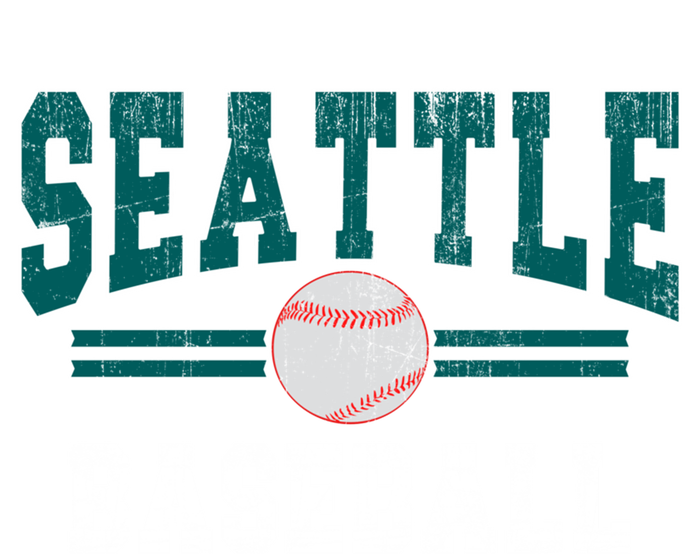 Vintage Team Seattle Baseball Game Day Gift Button