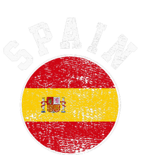 Spain Flag Vintage Performance Long Sleeve Polo