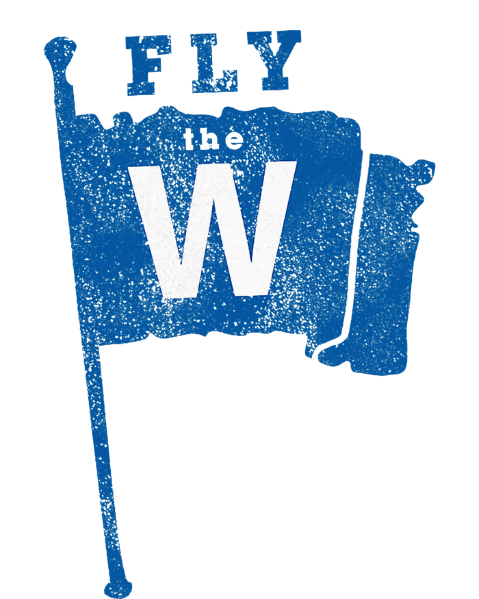 Fly The W Chicago Baseball Winning Flag Ladies Essential Tank