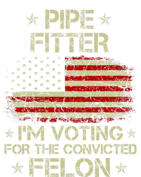 Pipe Fitter IM Voting For The Convicted Felon Yupoong Adult 5-Panel Trucker Hat