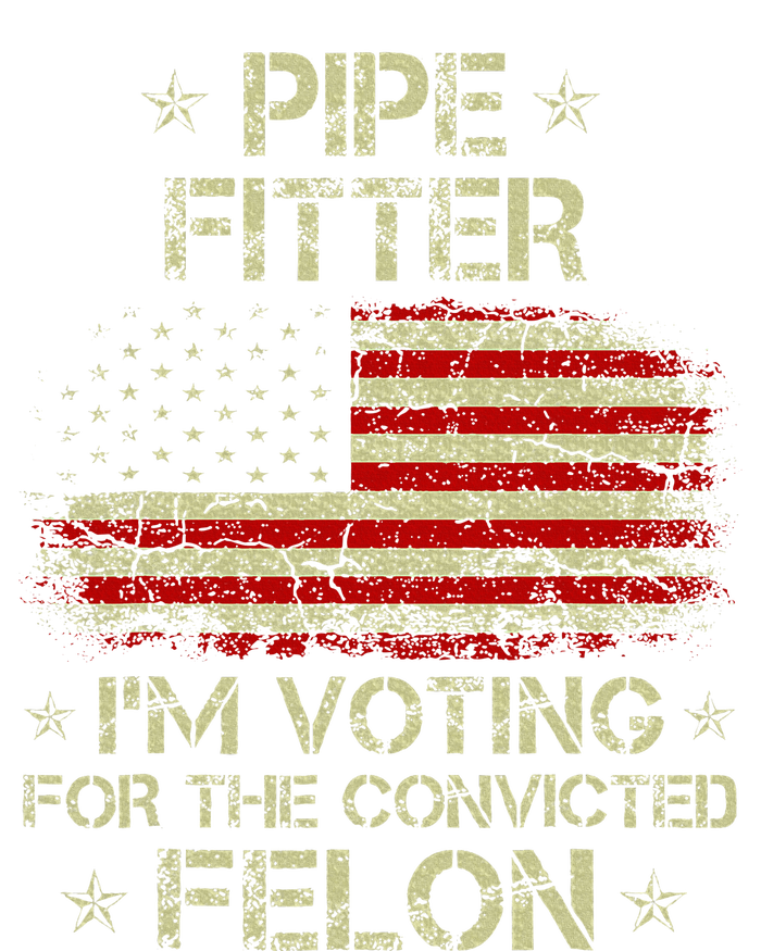 Pipe Fitter IM Voting For The Convicted Felon Yupoong Adult 5-Panel Trucker Hat