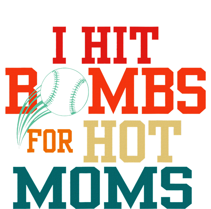 I Hit Bombs For Hot Moms Funny And Bold Design Tie-Dye Long Sleeve Shirt