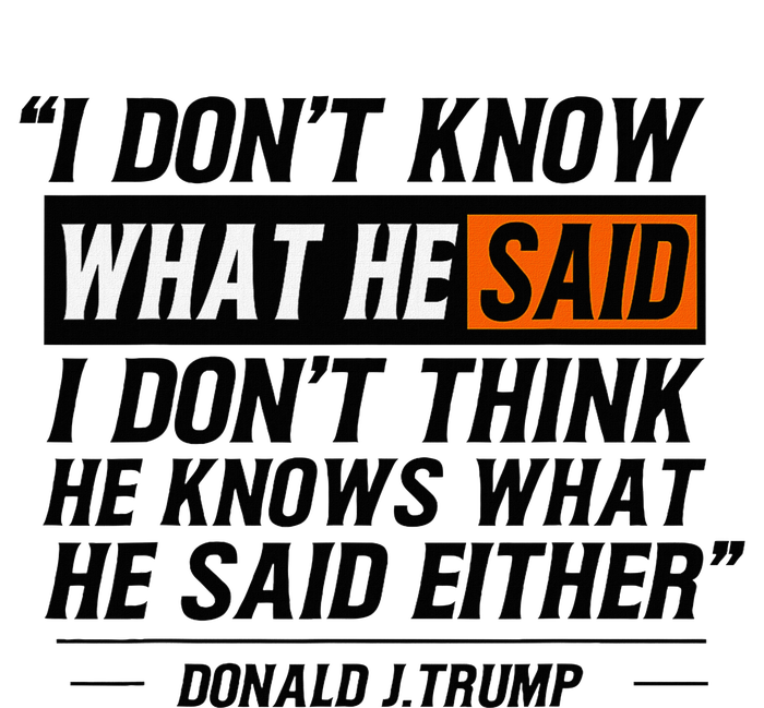 I Don’T Know What He Just Said Funny Quote Design Coffee Mug