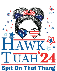 Hawk Tush Funny Messy Bun Hawk Tuah 24 Spit On That Thing Wool Snapback Cap