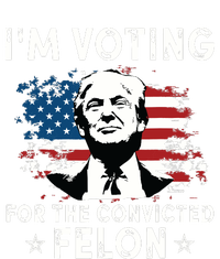 Im Voting For The Convicted Felon Funny Donald Trump 2024 V-Neck T-Shirt