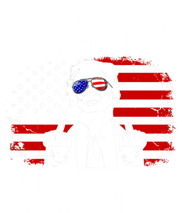 Officer Please I Had No Idea The Tea Twisted Funny Political Saying T-Shirt