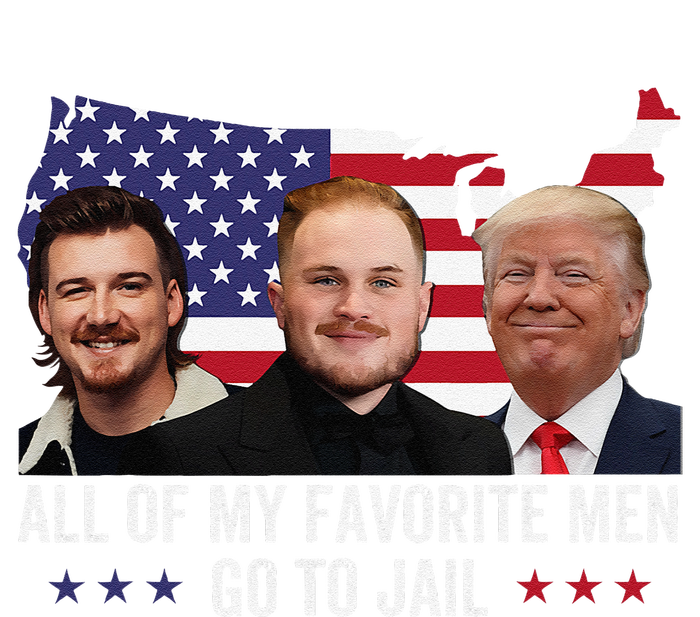 All Of My Favorite Go To Jail Funny Trump 2024 T-Shirt