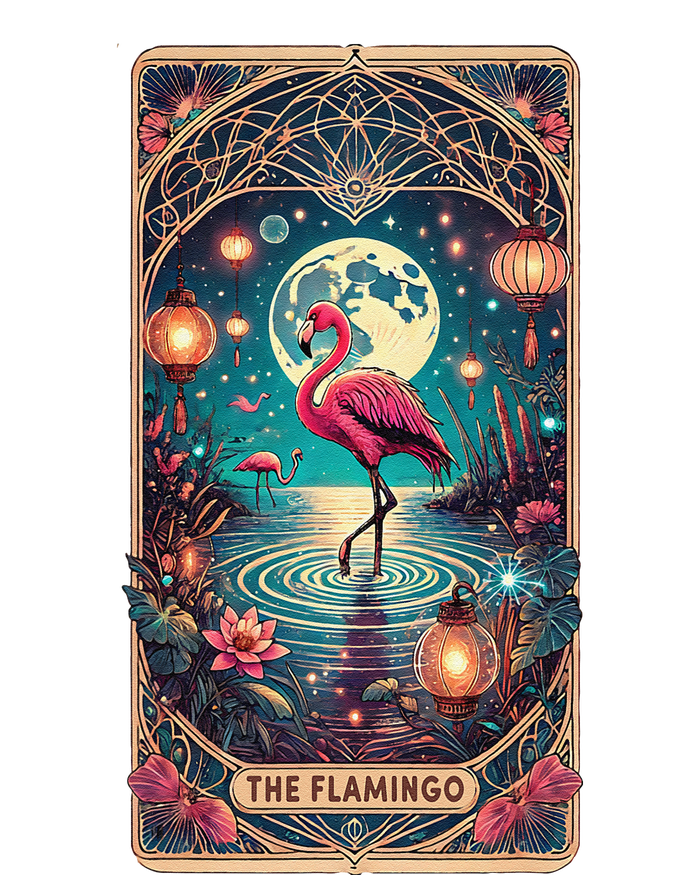 Pink Flamingo Tarot Card Flamingo For Man Woman T-Shirt