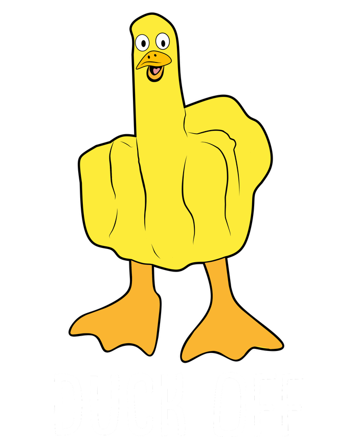 Funny Duck Off Middle Finger T-Shirt