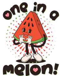 Cute Retro Cartoon Watermelon One In A Melon Magnet