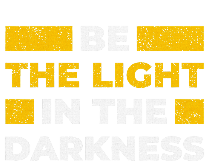 Be The Light In The Darkness Inspirational Quote PosiCharge RacerMesh Polo