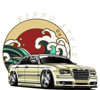 Bippu Style Car Japanese Car Culture Tie-Dye T-Shirt