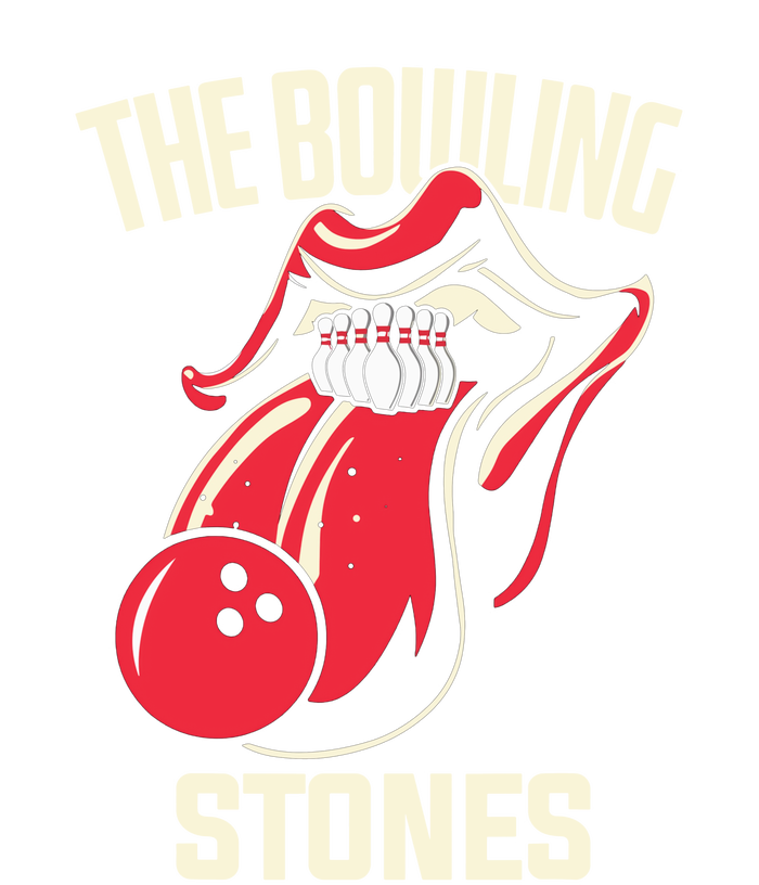 The Bowling Stones Funny Mouth Bowling Premium T-Shirt