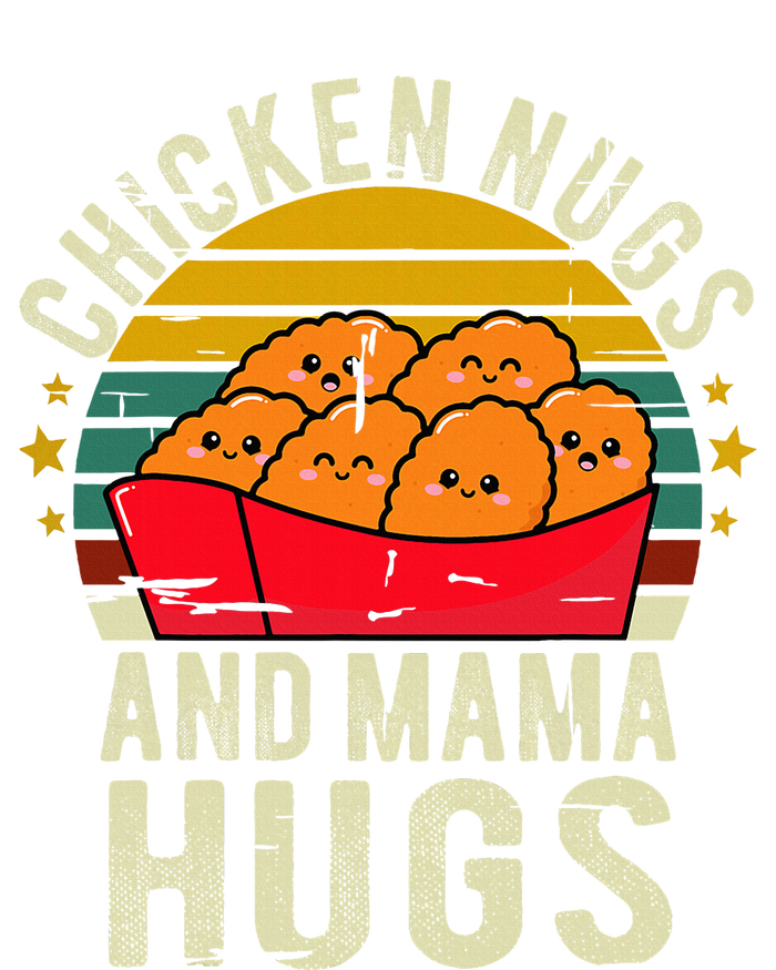 Chicken Nugs And Mama Hugs For Chicken Nugget Lover Valucap Bio-Washed Visor