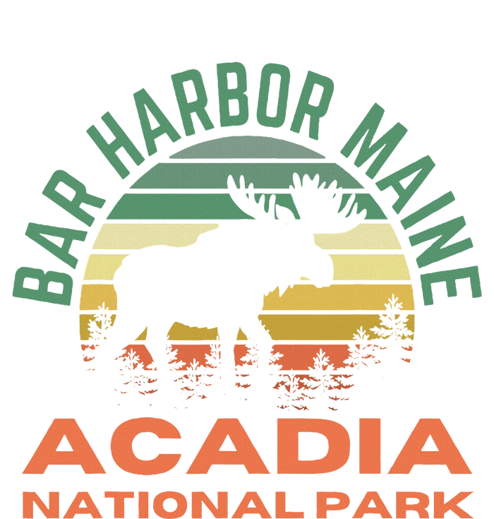 Bar Harbor Maine Acadia National Park Moose Women's T-Shirt