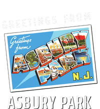 Asbury Park New Jersey Nj Travel Souvenir Gift Postcard Tall Hoodie