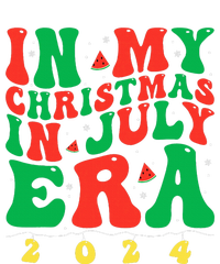 In My Christmas In July Era Groovy Xmas Summer Tall Sweatshirt