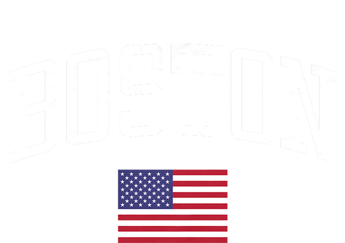 Vintage Boston Usa Country Flag Souvenir Vacation T-Shirt