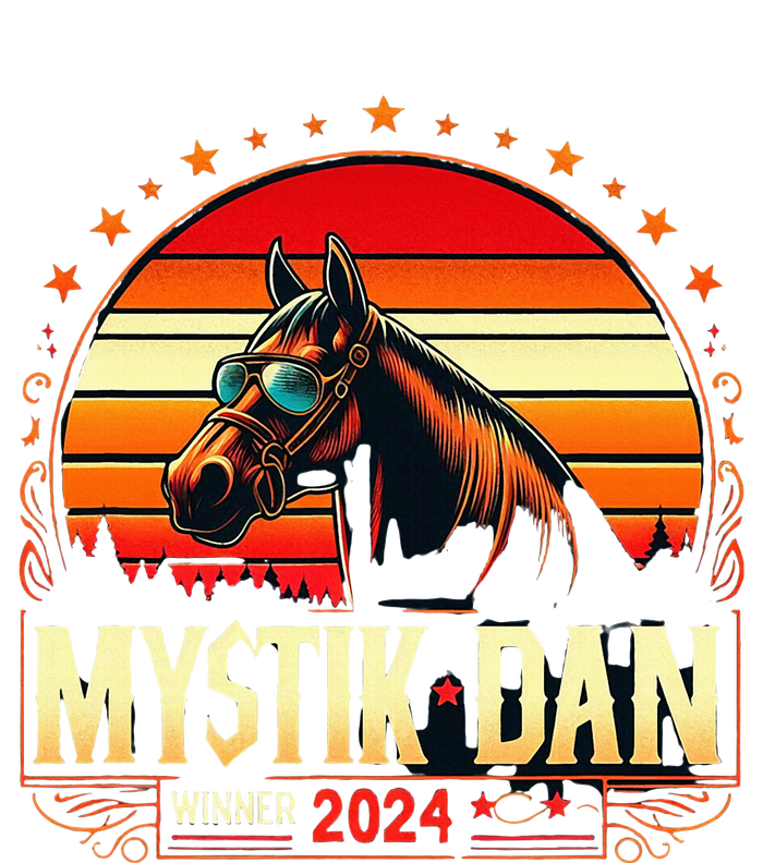 Mystik Dan Winner 2024 Funny Retro Cooling Performance Crew T-Shirt